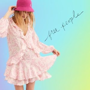 Free People Pink Rebecca Dress